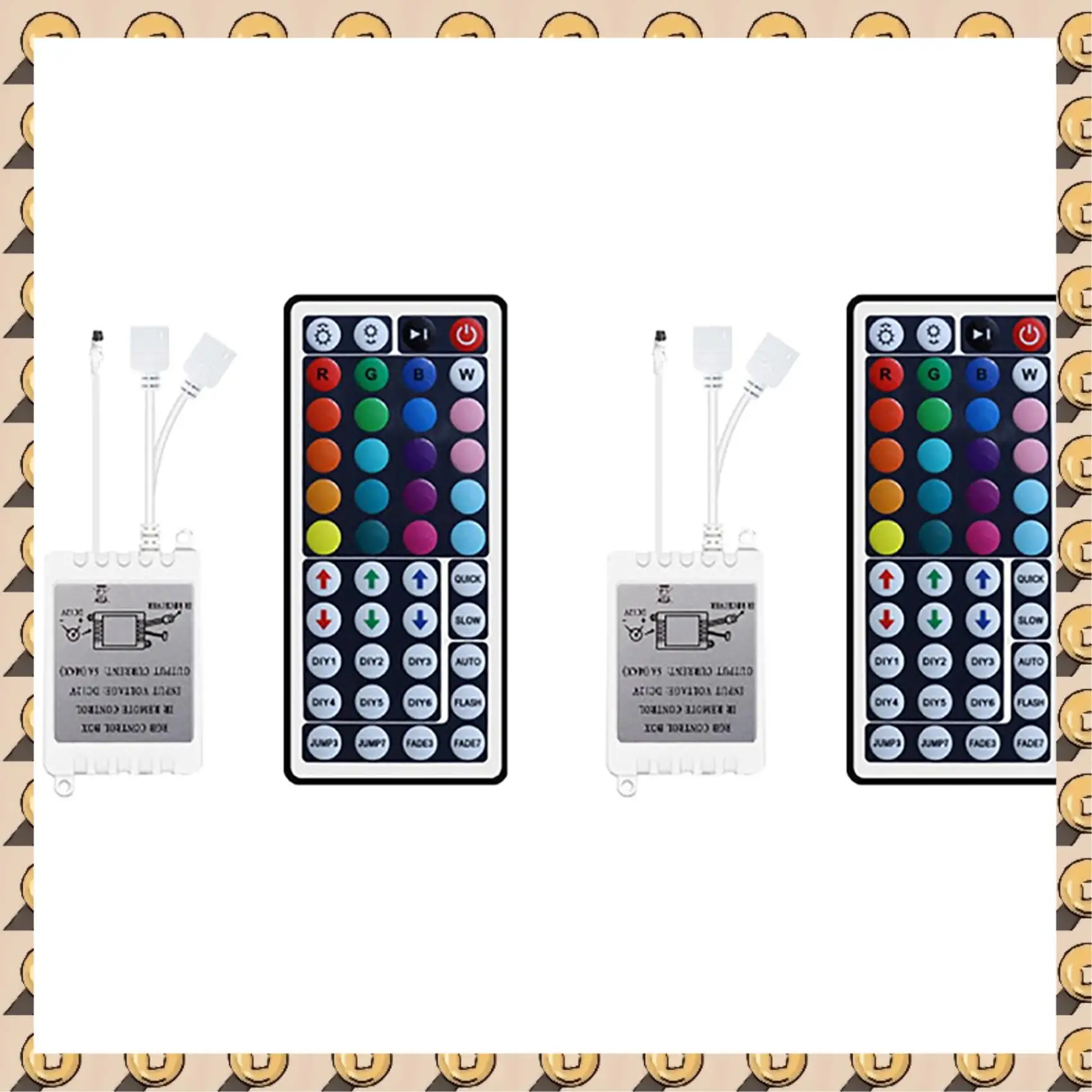 

A003 2X блок управления RGB для светодиодной ленты с дистанционным управлением 44 клавиши Блок управления RGB 44 клавиши
