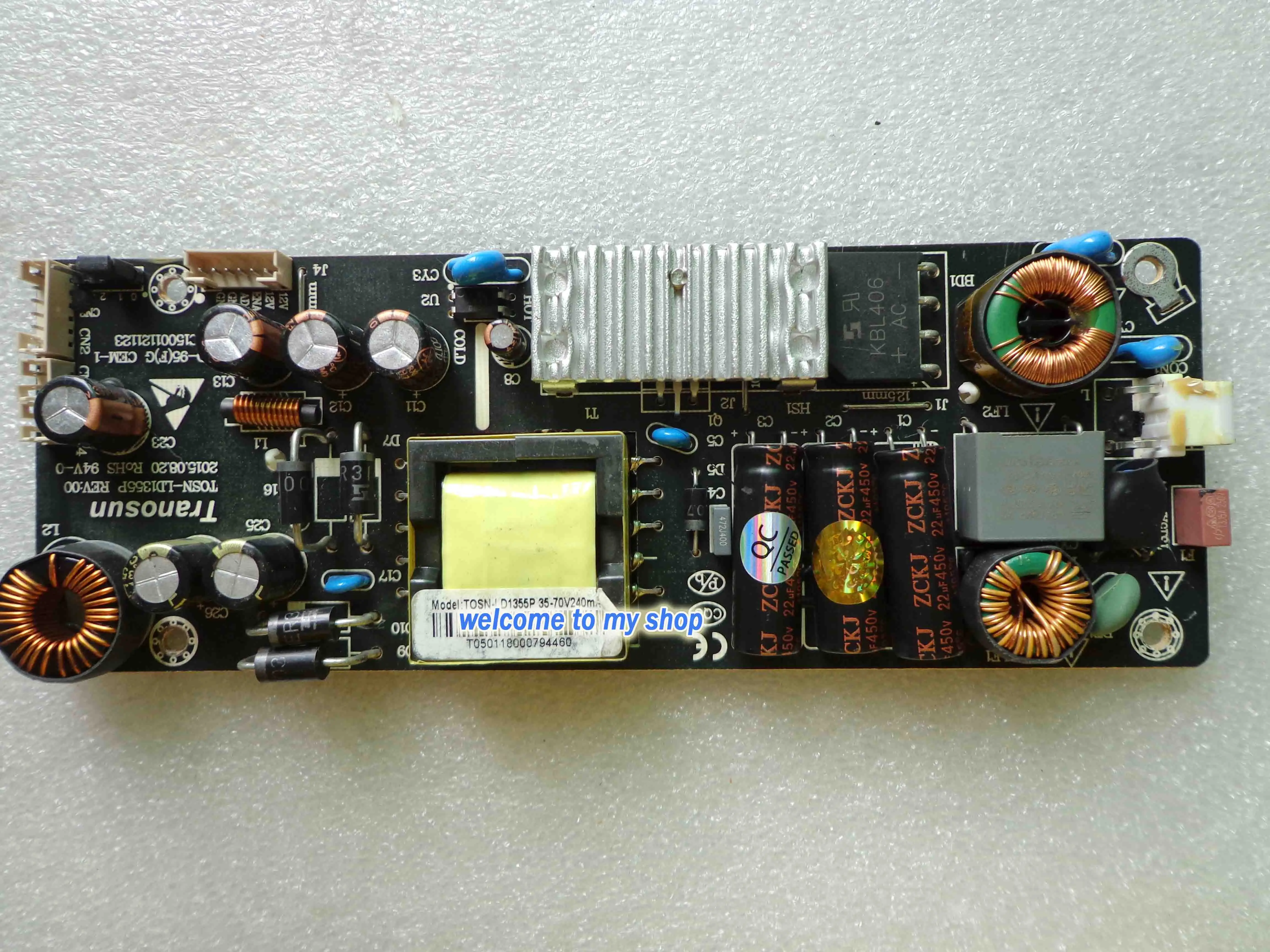Power board asli TOSN-LD1355P REV:00 T0SN-LD1355P
