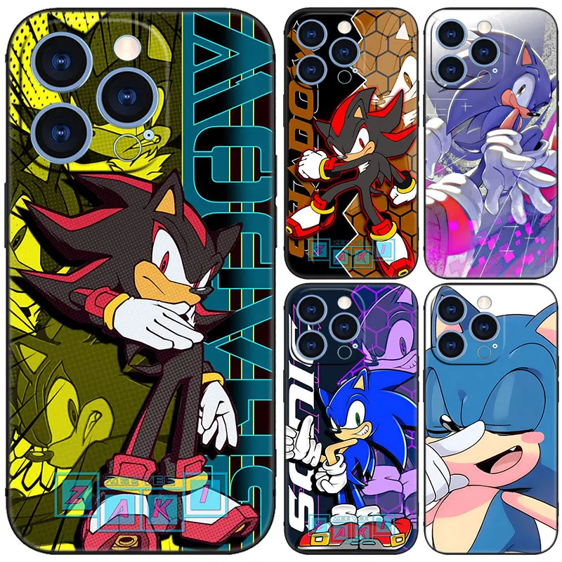 Чехол для телефона S-Sonic H-Hedgehog для Xiaomi Redmi 13C 12C A3 13R 12R 10C 10A 9A 9T 9C K20 A1 A2Plus Redmi Note 7 8T 9S 9Pro Cover