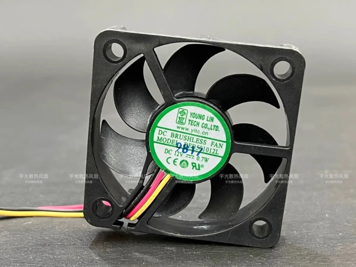

1 шт. для DFB501012L 5010 DC12V 0,7 Вт 5 см 3-проводной бесшумный охлаждающий вентилятор