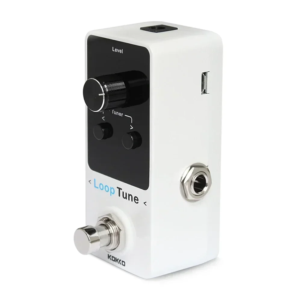 KOKKO Electric Guitar Looper Tuner Effect Pedal 48 24-bit Sample Rate Pedal Guitar Bass Electric Guitar Parts & Accessories