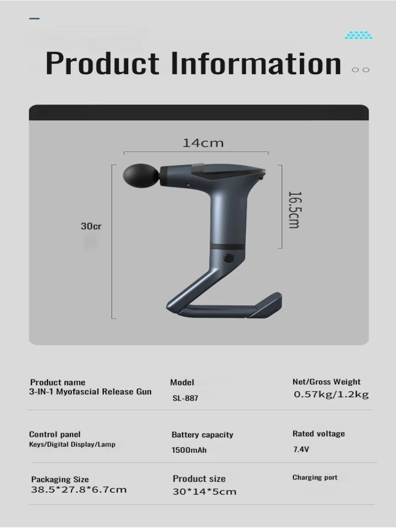 Фитнес-браслет, Регулируемая Частота удара, подходит для релаксации всего тела