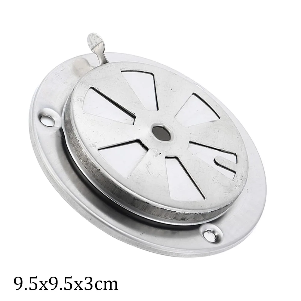 ย่างบาร์บีคิวสูบบุหรี่ไอเสีย Vent เตา Air Vent Damper สแตนเลส Air Vent Hole อุปกรณ์บาร์บีคิวอะไหล่