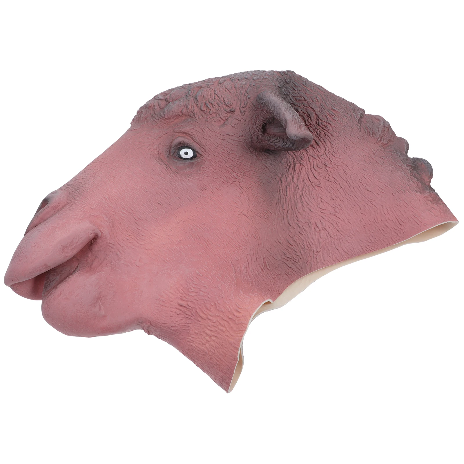 

Ultraviolet Light Camel Head Cover Man Halloween Emulsion Sally Costume Accessory