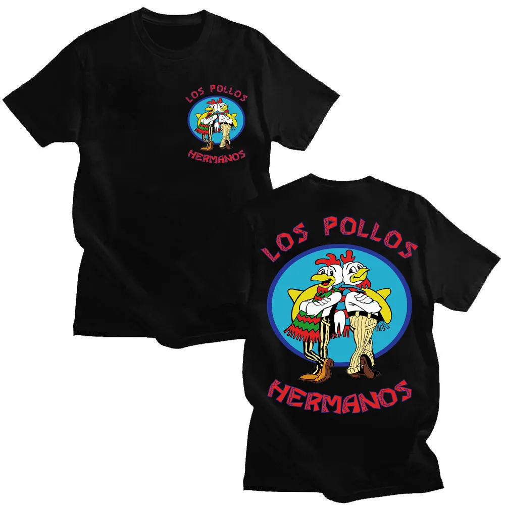 TV Series Breaking Bad Los Pollos Hermanos T Shirts Funny Chicken Brothers Men Women T-shirt Popular Streetwear