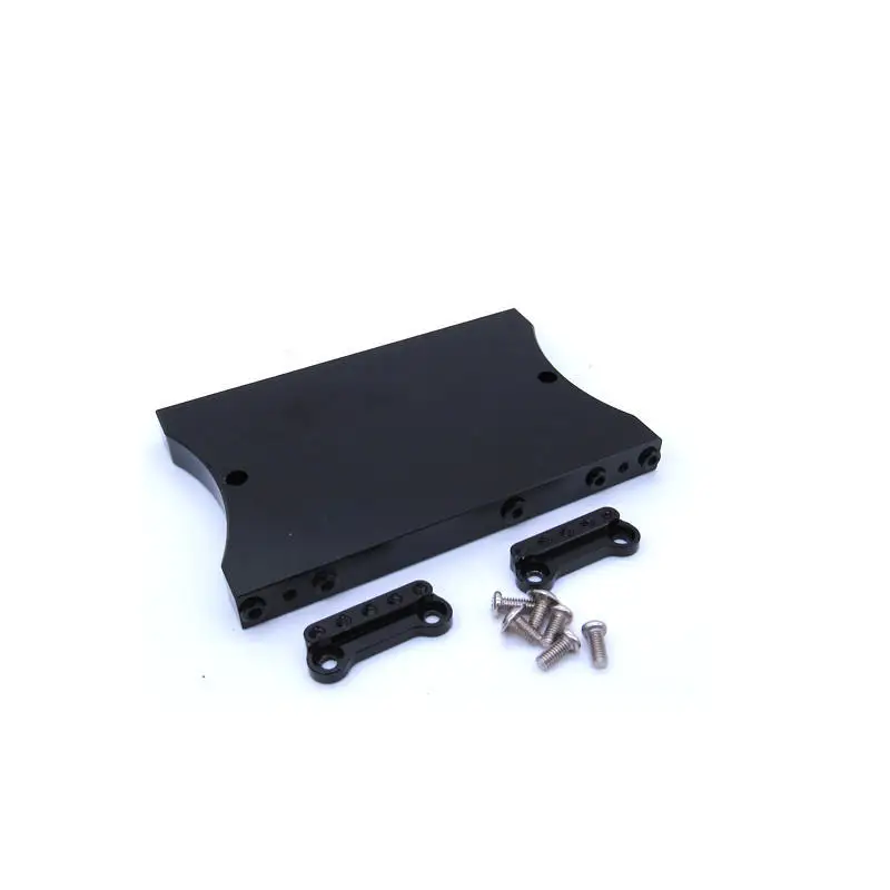 Faisceau de Support de Montage Fixe Servo de Direction en MéTal pour MN D90 D91 D96 D99 MN90 MN99S 1/12 Voiture RC, Noir