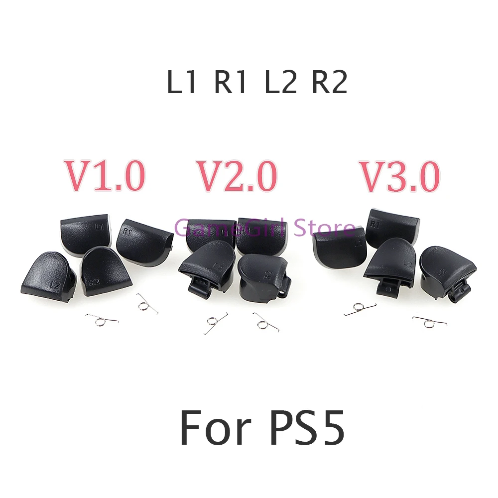 1set For Playstation 5 V1.0 V2.0 V3.0 L1 R1 L2 R2 Spring Button LR Trigger Button For PS5 Controller Replacement Kits