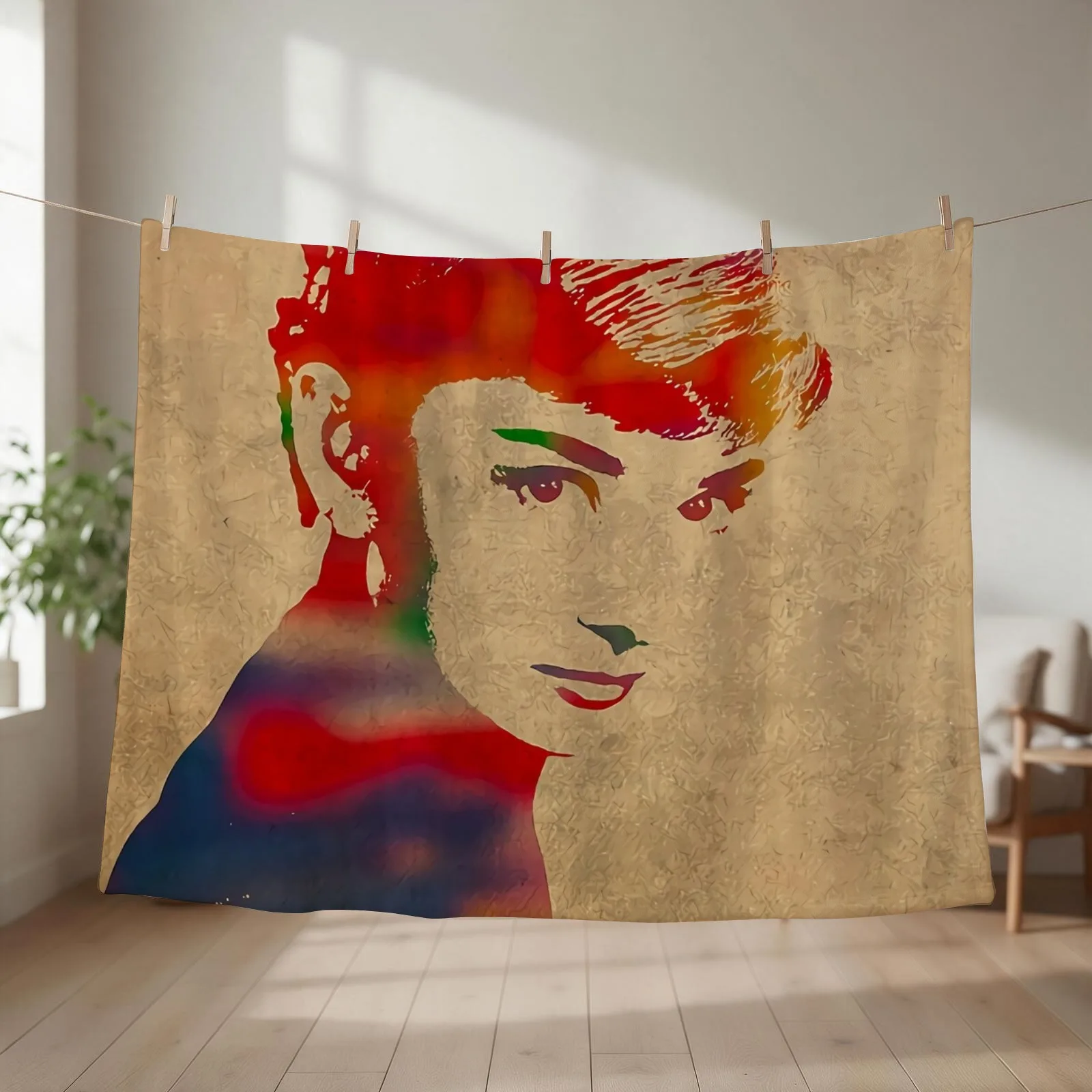 Audrey-hepburn Throw Blanket