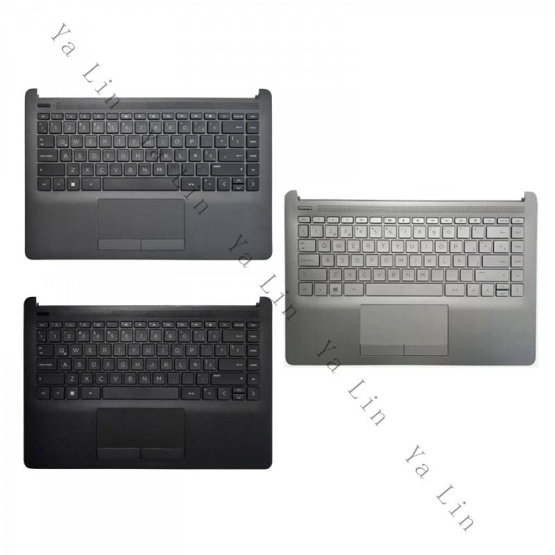 Teclado SS+Latín/Español para HP Pavilion 240 G8 245 G8 14-CF 14-DF 14-DK Palmrest