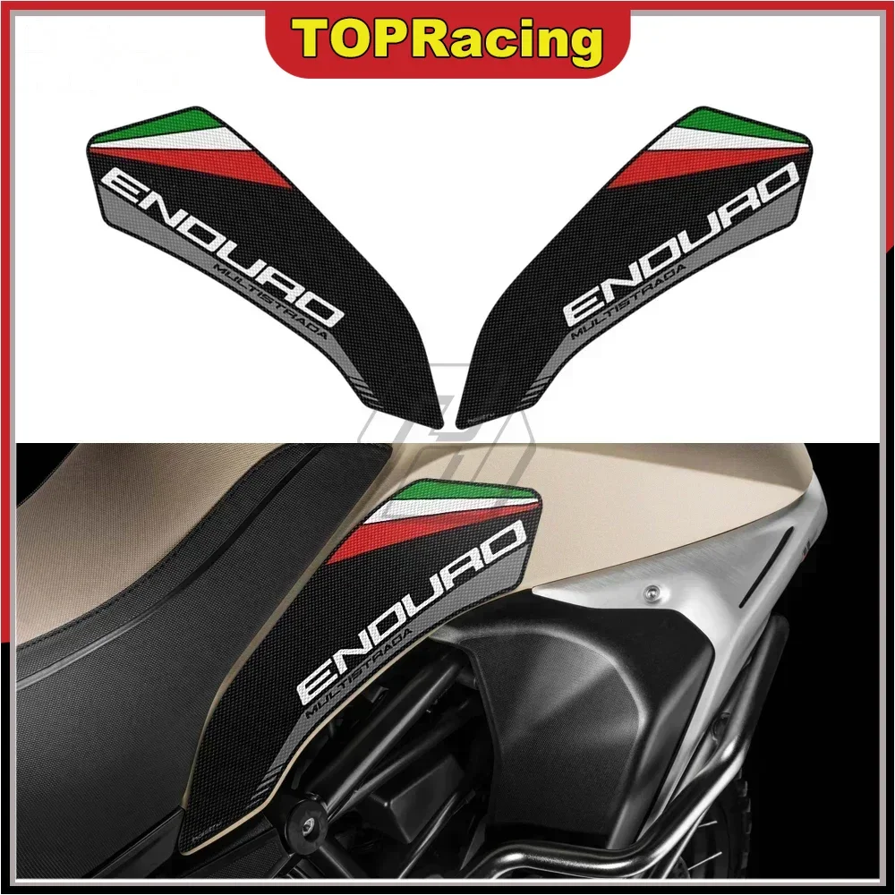 

For Ducati Multistrada Enduro 1200 1260 V2 V2S Motorcycle Sticker Anti-slip Side Tank Pad Protection Knee Grip Mat