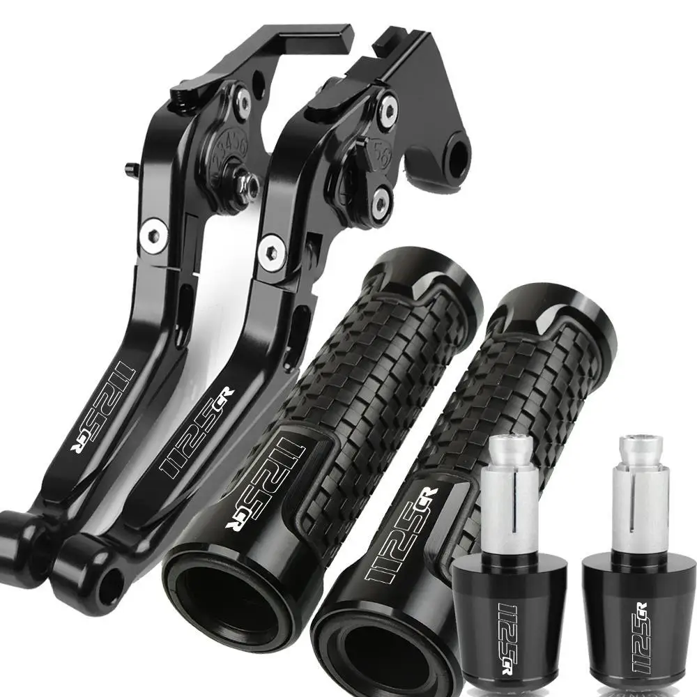 

Motorcycle Accessories CNC For BUELL 1125CR 1125 CR 2009 Adjustable Extendable Brake Clutch Levers Handlebar Handle Grips Ends