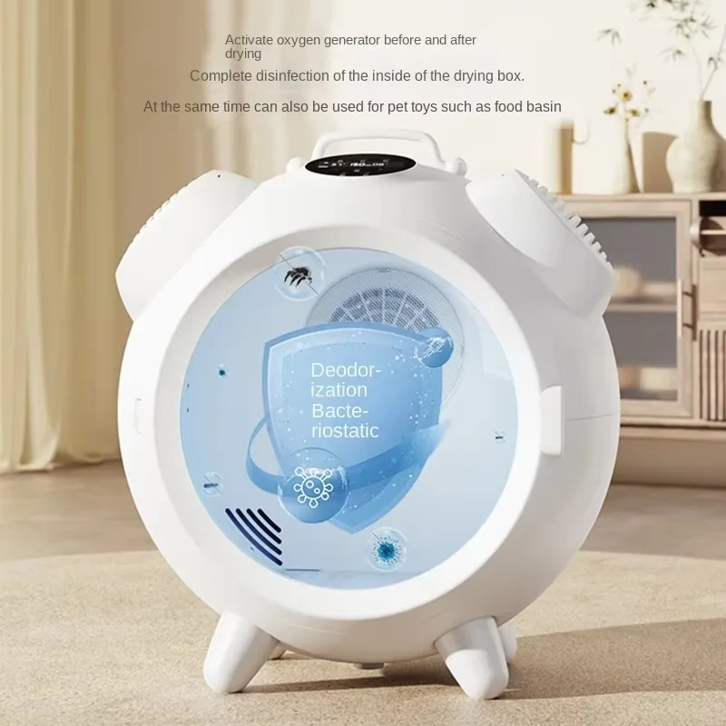 2026 Smart Silent Constant Temp Pet Hair Dryer Box Auto Adjust Eco-friendly Cat Dog Pet Grooming Fast Quiet Safe Drying Cabinet