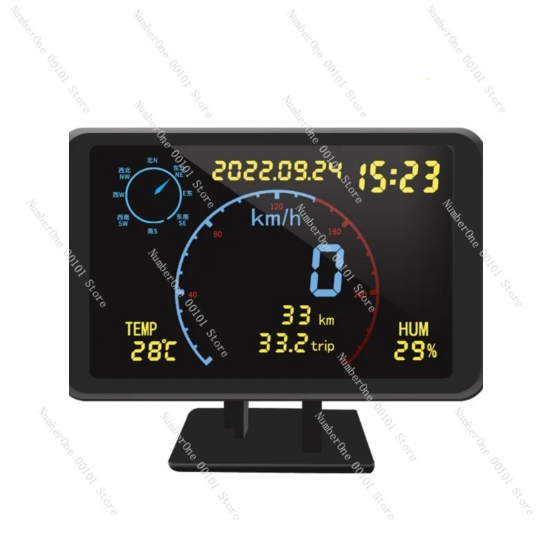 

Universal Wireless Satellite Car Speedometer Multi-Function Car HUD Head-Up Display for Car Modification