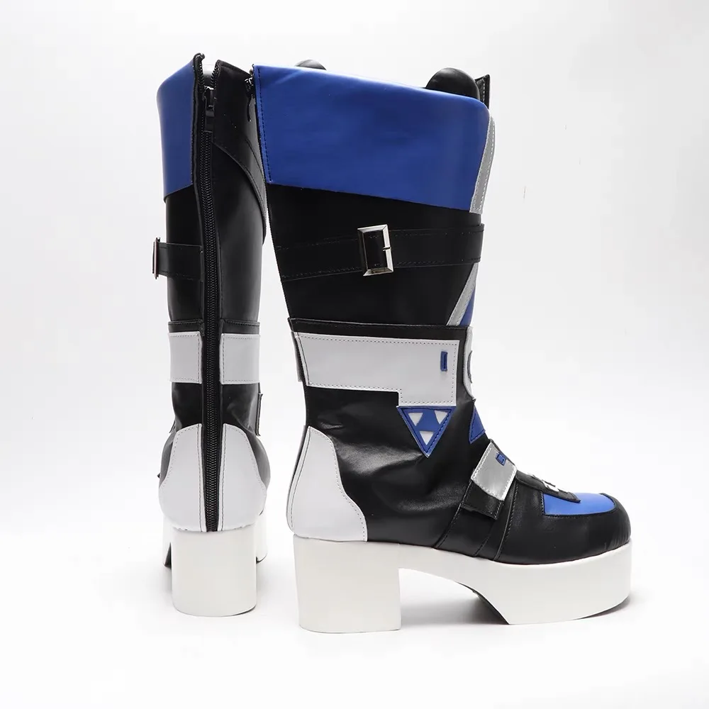 Silver Wolf Honkai Star Rail Scarpe Cosplay Stivali Gioco Star Hunter Hacker Halloween Party Carnevale Donna