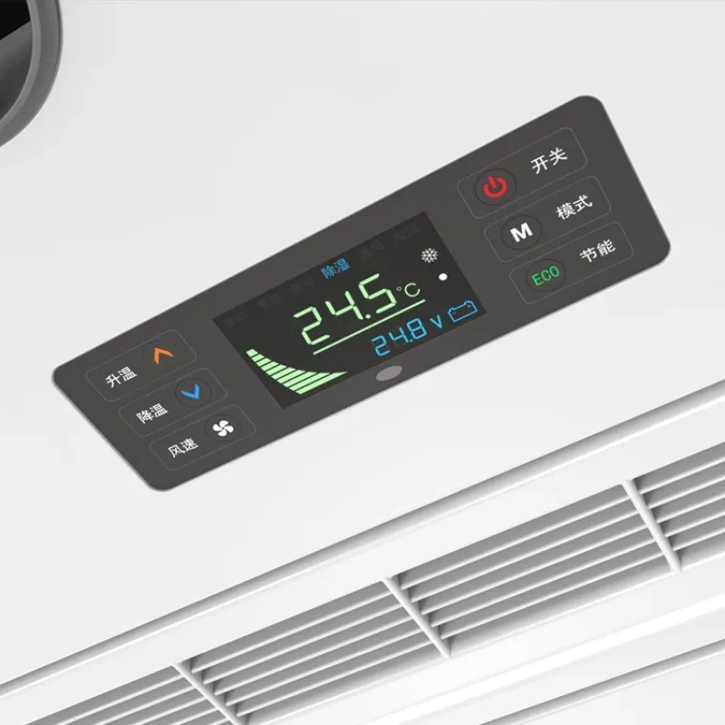 New Energy 12v Truck Parking Electric Roof Top RV Mini Bus Campervan Air Conditioner For Car 24V Air Conditioning