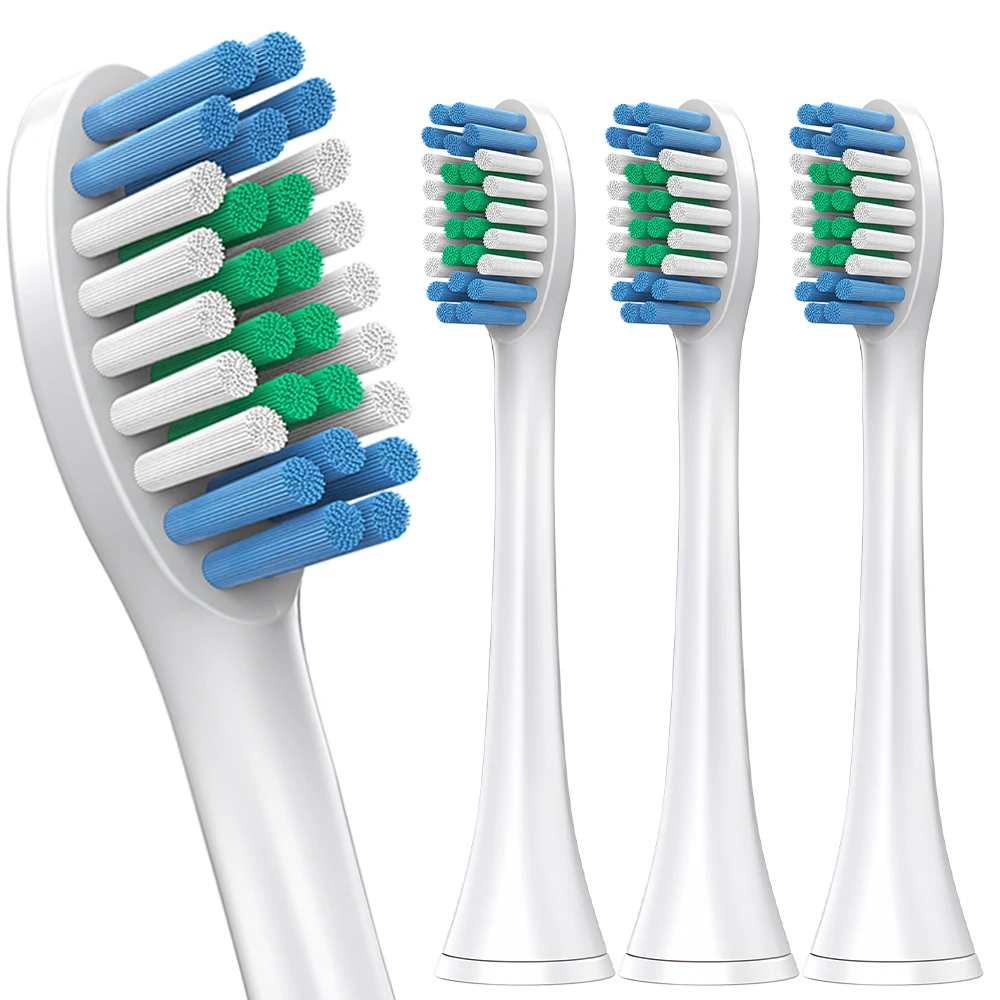 

Сменные насадки для электрических зубных щеток Philips Sonicare, 4/8/12/20 шт., совместимые с моделями 4100, 1100.