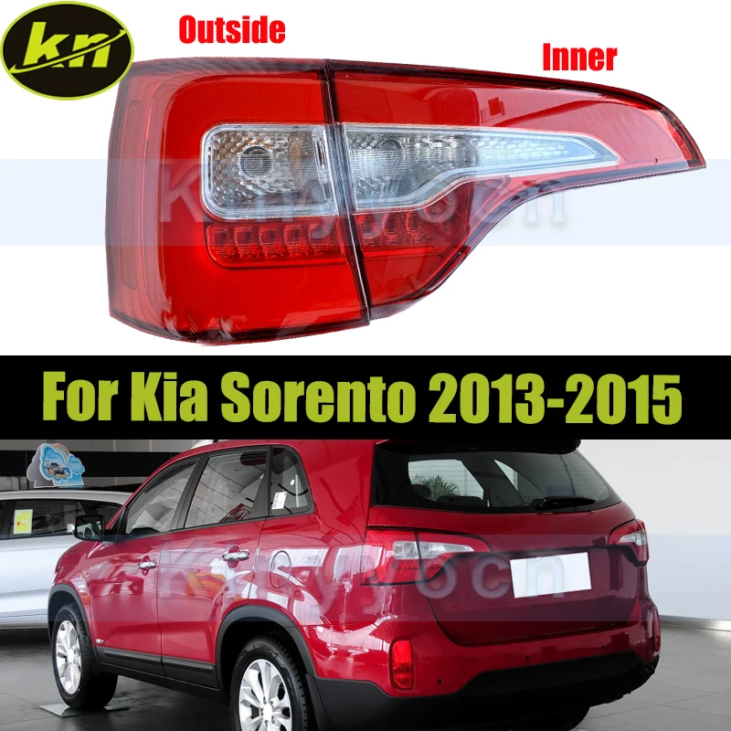 

Светодиодный задний фонарь автомобиля для Kia Sorento 2013 2014 2015, задний бампер, задний фонарь, задний фонарь, стоп-сигнал, задний фонарь