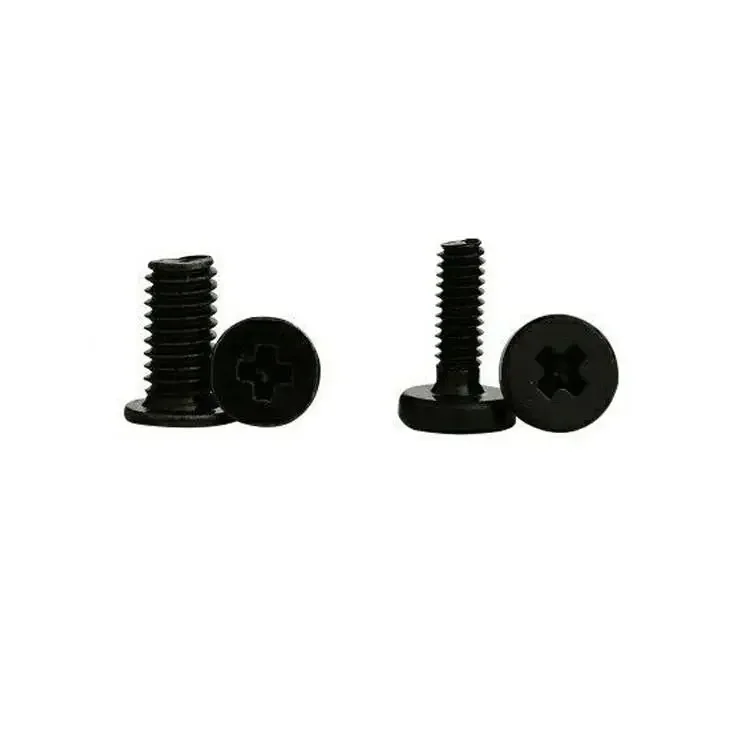 

1Best M0.9 M1.0 M1.2 Black Phillips round flat thin screw C head screws Cross machine tooth mobile phone electronic micro Bolt