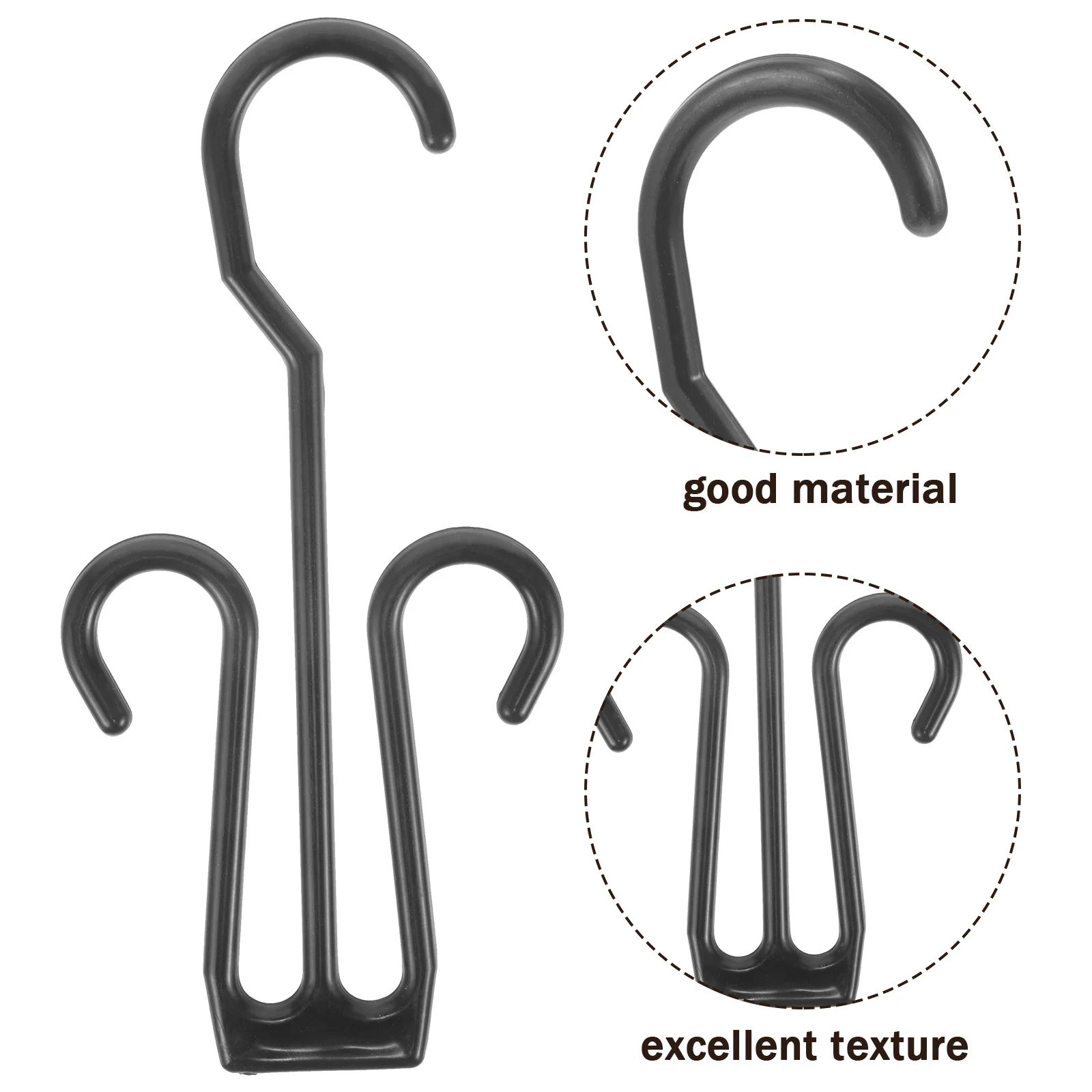 

Plastic Shoe Racks 20Pcs Hanging Hooks for Shoes Slippers Organizer Closet Storage Display Drying Stand Retail Bulk Use