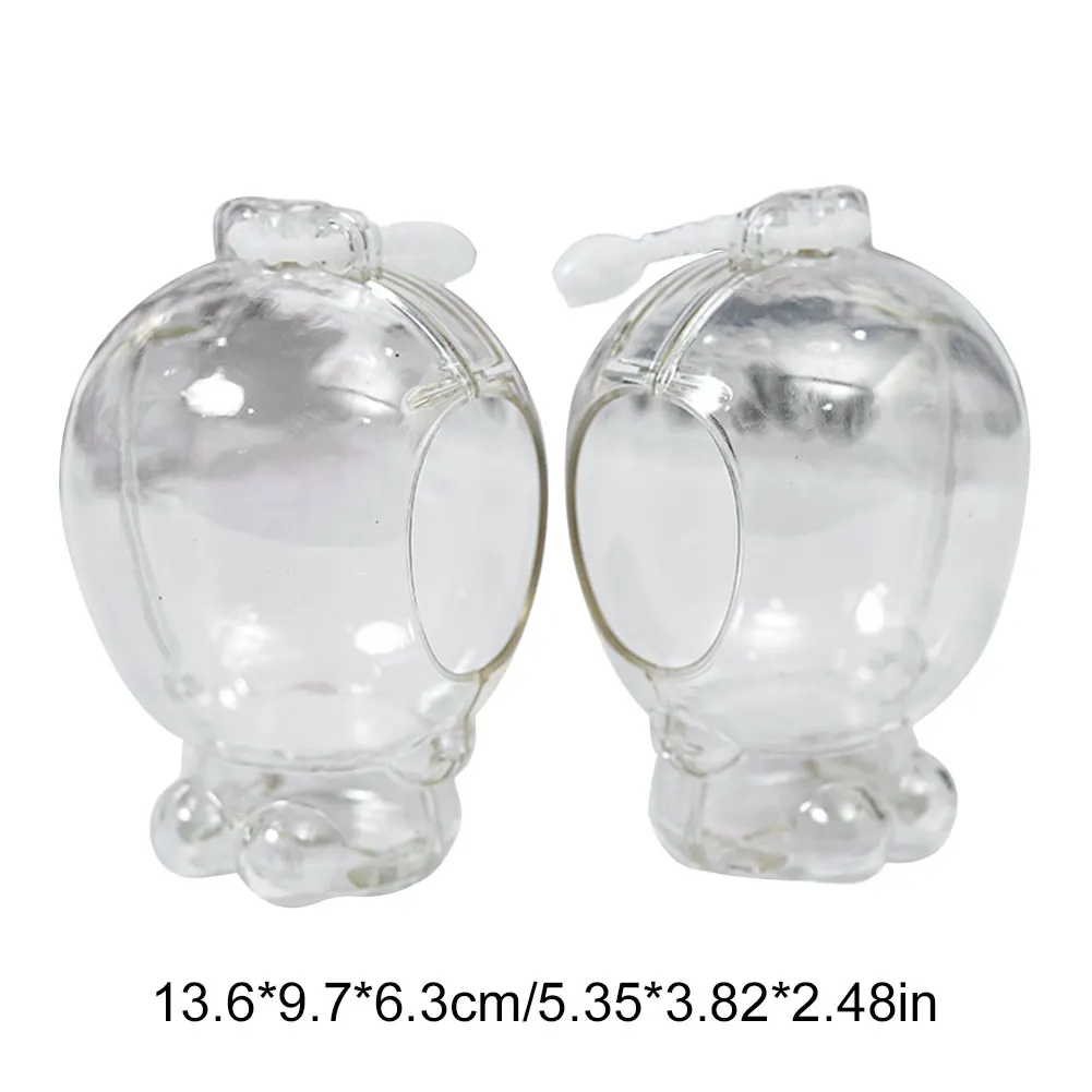 Boneca caso de armazenamento de poeira bonito boneca capa protetora bonecas de pelúcia caso de exibição de pelúcia rosto caso protetor para bonecas de pelúcia