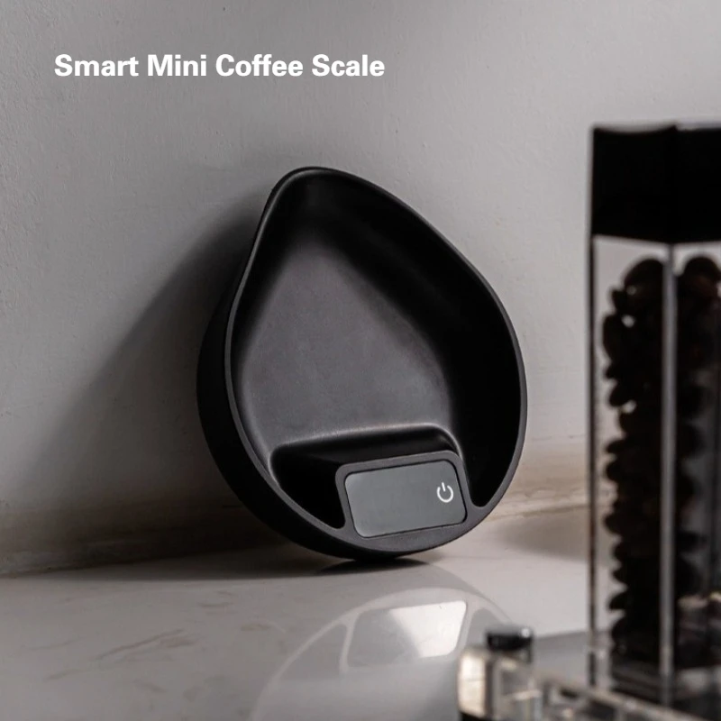 

Smart Mini Coffee Scale 0.1g High-Precision,Integrated Bean Tray&USB Rechargeable,LCD Display for Espresso&Outdoor