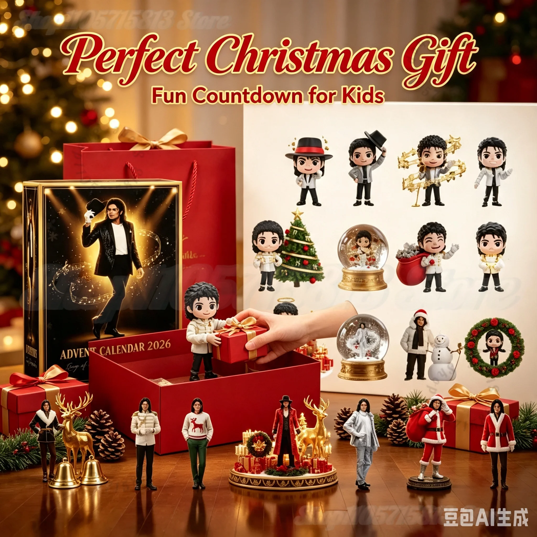 Advent Calendar Gift - 2026 Michael Jackson Christmas Advent Calendar