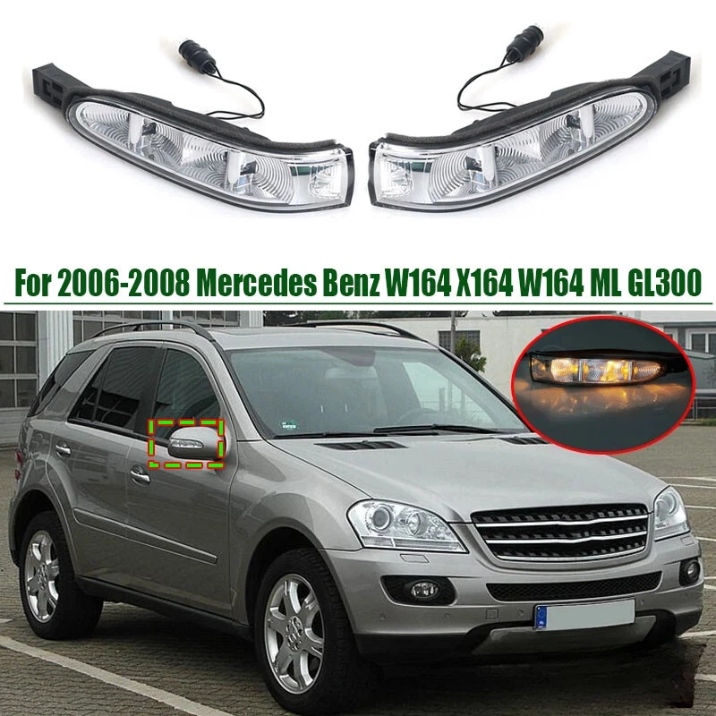 1648200521 1648200621 Side Wing Door Mirrors Indicator Turn Signal Lights Lamp For Mercedes ML GL Class W164 X164 2005-2008