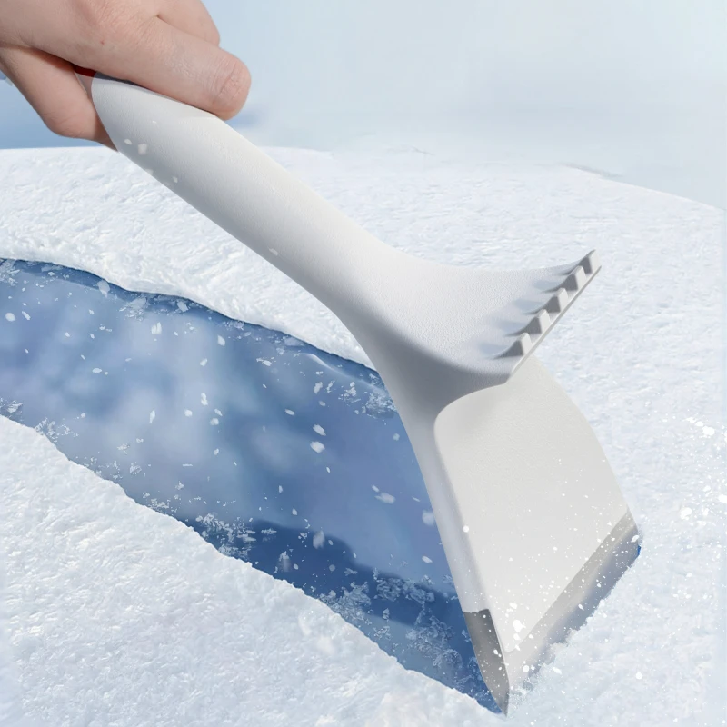 Multifunctional Retractable Car Snow Shovel, Vehicle Ice Scraper Frost Remover for Auto Windshield Snow Cleaning