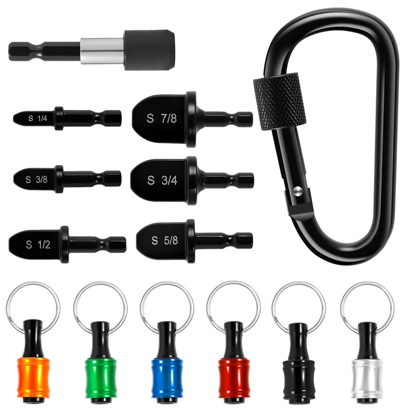 

ABBO-New HVAC Repairing Set Manual Copper Pipe Expander Air Conditioner Swaging Tool With Bit Holder Keychain
