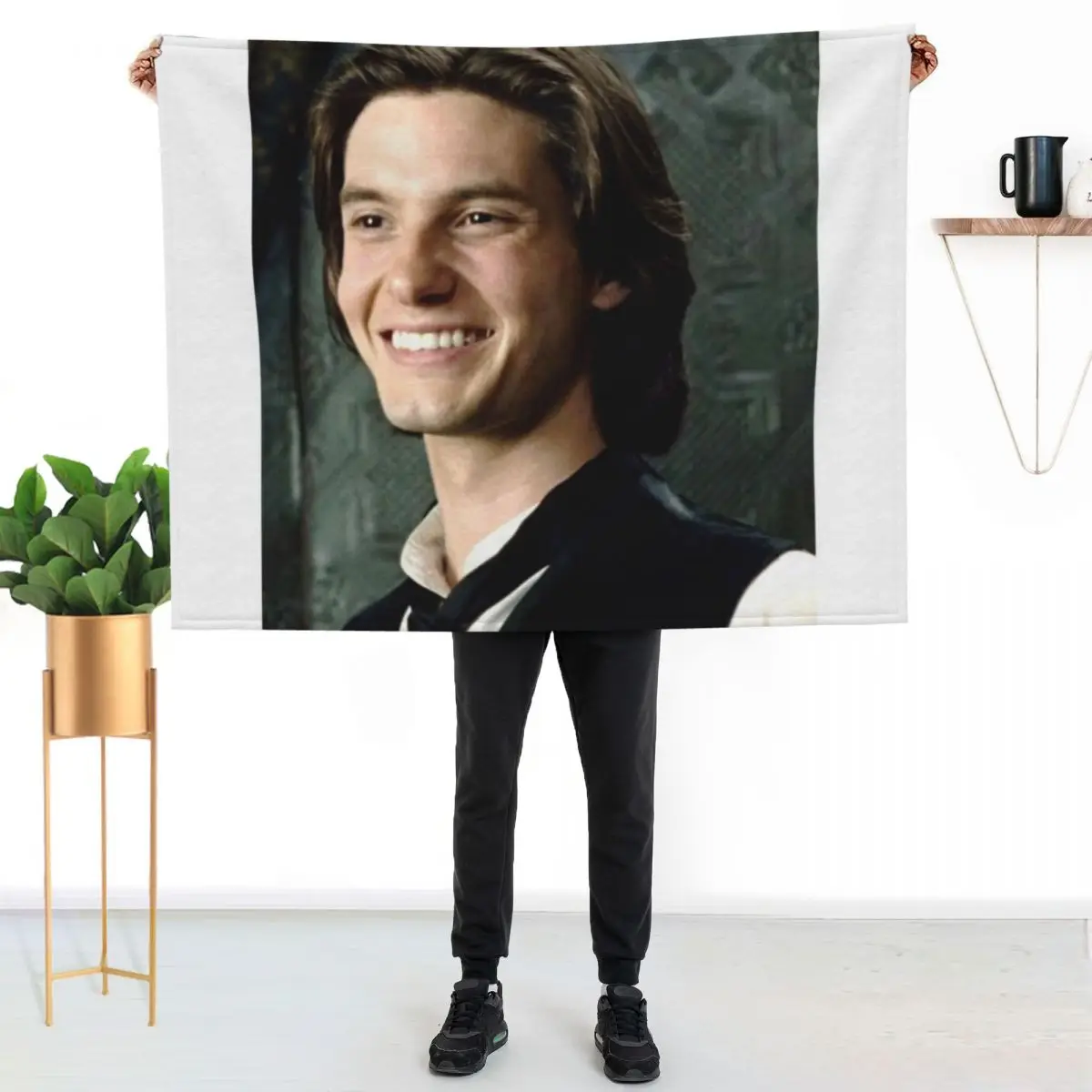 

Ben Barnes in The Picture of Dorian Gray Throw Blanket Warm Comfortable Blanket for Office Napping