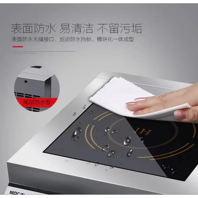 طباخ التعريفي التجاري عالي الطاقة 5000 وات طباخ التعريفي المسطح موقد القلي الكهربائي موقد القلي التجاري موقد سطح المكتب #2