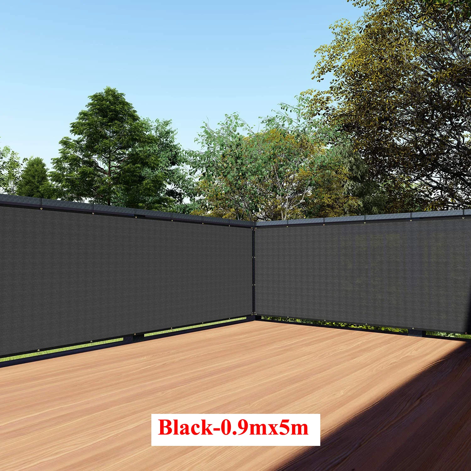 Grau Zaun Privatsphäre Screen Windschutz-Heavy Duty Fechten Mesh Schatten Net Abdeckung für Wand Garten Hof Hinterhof-Zip krawatten Enthalten – Detail 30