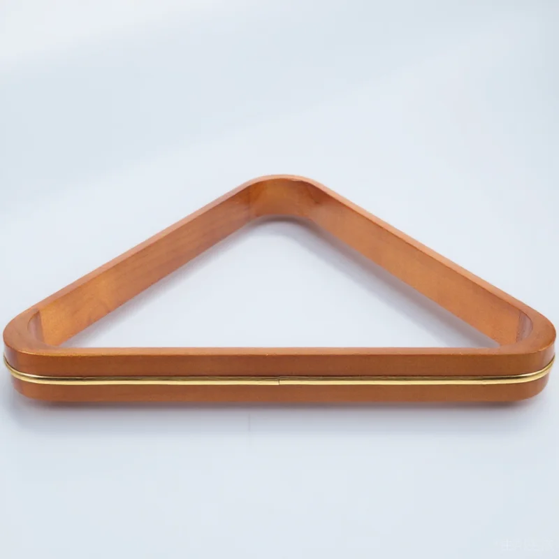 

Wooden Billiard Rack Triangle Pool Accessories Sturdy Lightweight Durable Easy Storage Retro Style Organizer For All Ages