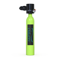 CHIKADIV  S300 Mini Diving Scuba Tank 0.5L Portable Diving Tank for Dive Boat Repair Snorkeling Swimming Gifts for Women men