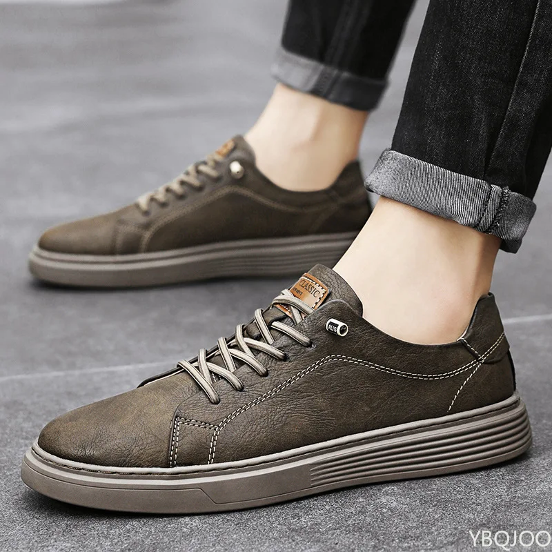 

Весенняя модная новая дышащая повседневная удобная мужская обувь большого размера, универсальная легкая спортивная мужская обувь на плоской подошве, обувь