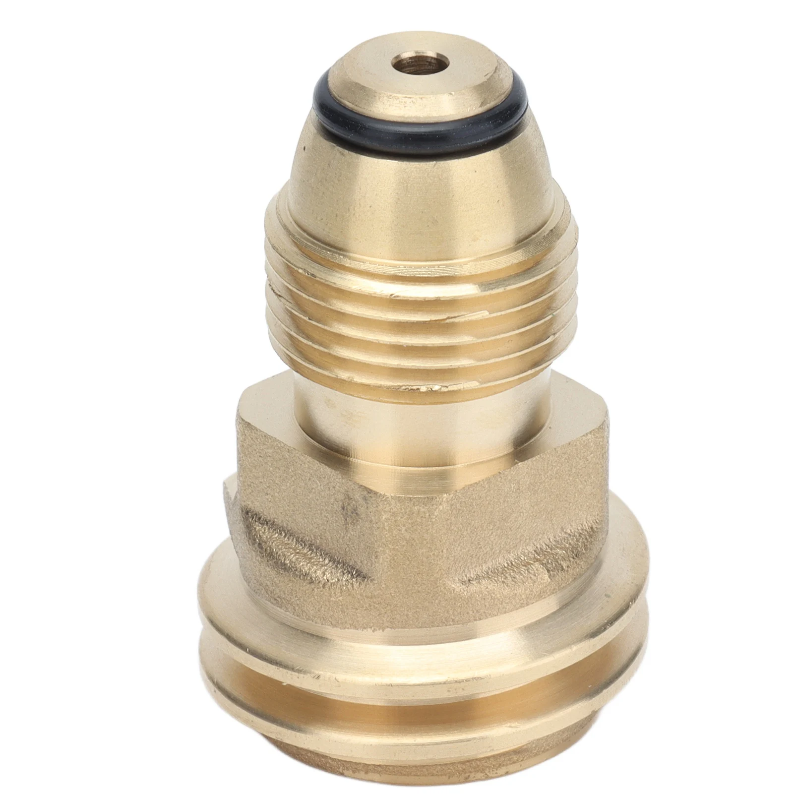 

Service Valve Adapter Propane Brass Fittings Adapter Converts LP POL Service Valve to QCC1 Type1 Hose