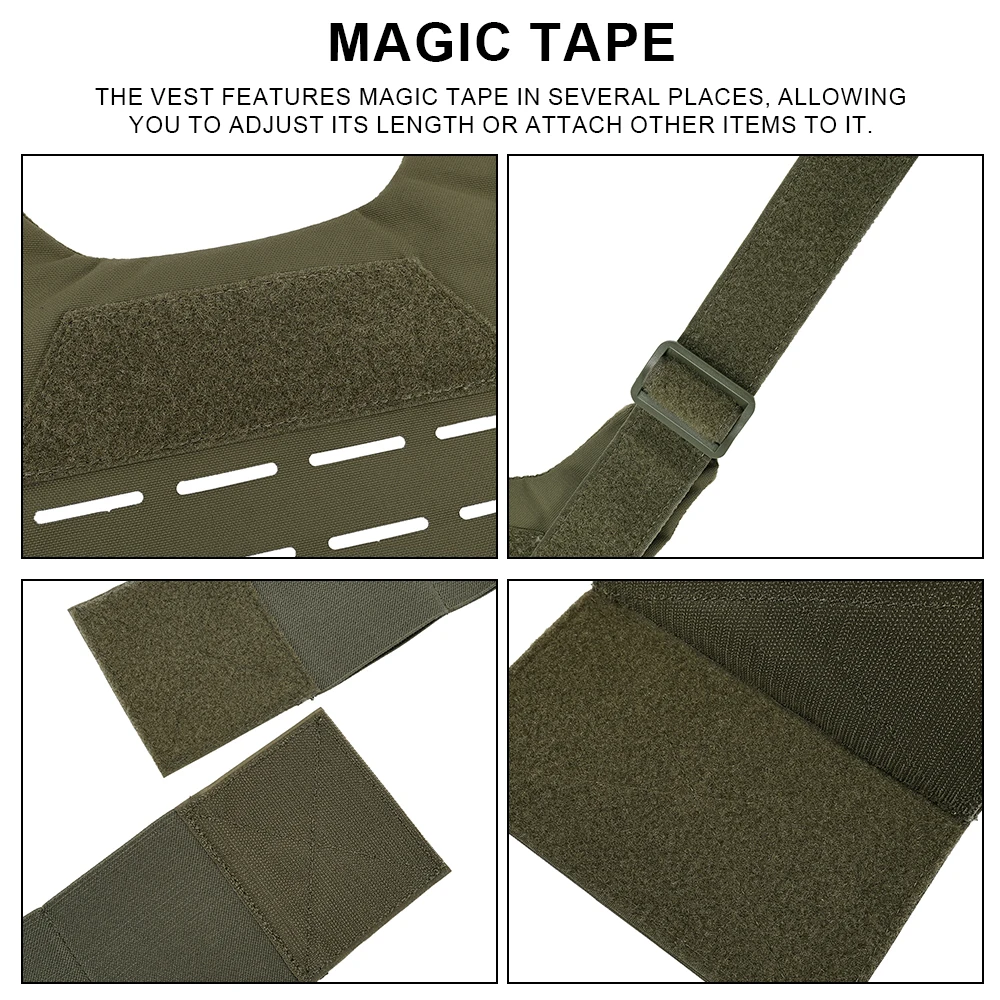 SINAIRSOFT Taktische Brustgurt-System MOLLE-Weste-Adapter für D3 SS MK Serie Airsoft Jagd Kampfausrüstung – Detail 4