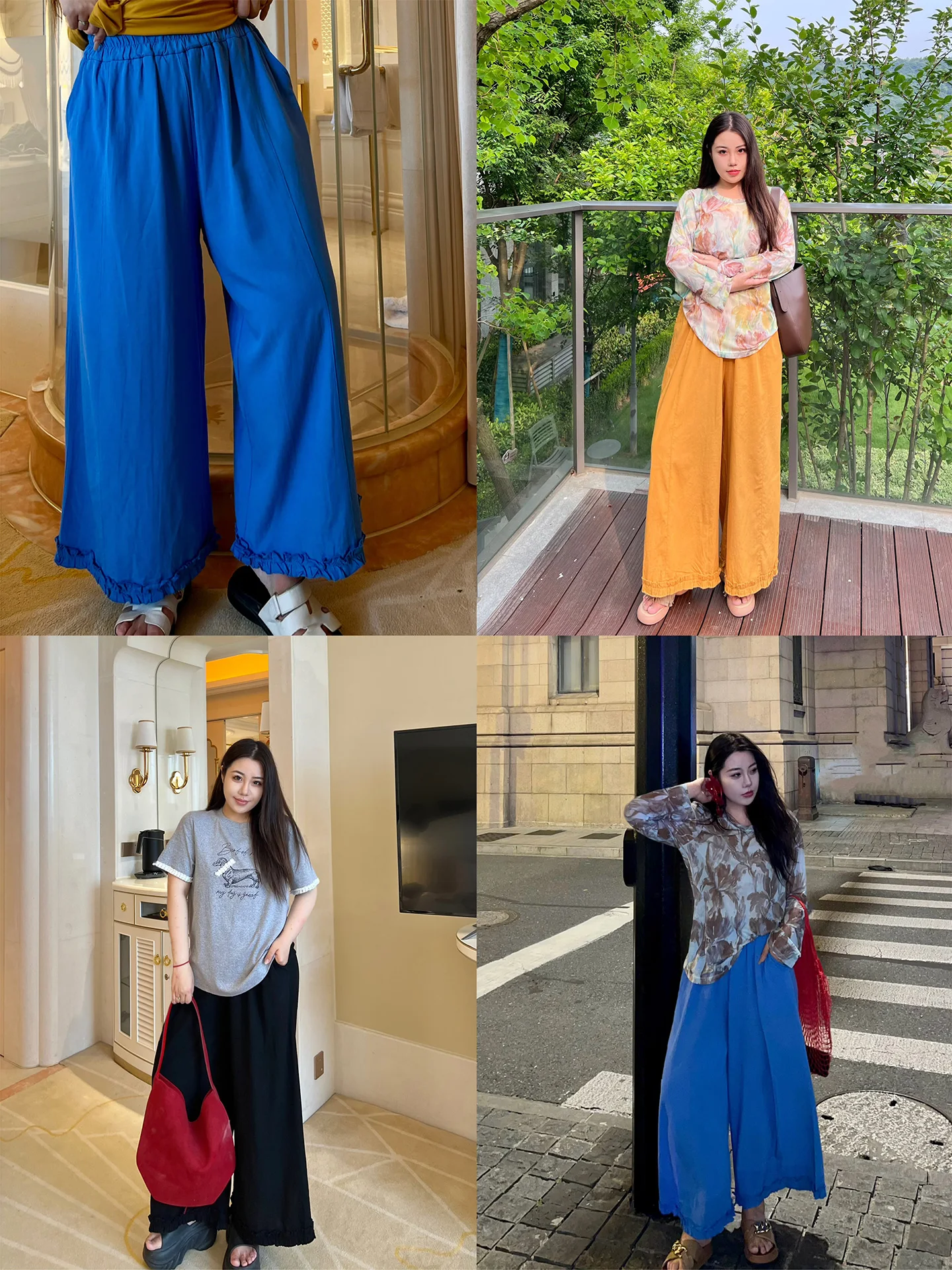 

Повседневные стильные брюки с широкими штанинами для полных женщин, из смесового хлопка, удобные, больших размеров, с высокой талией, прямые брюки.