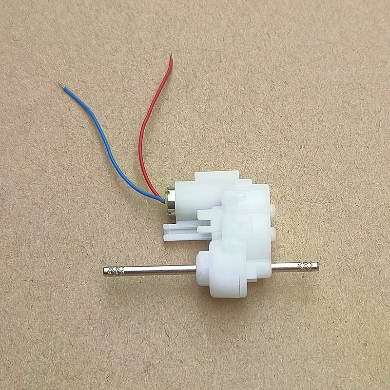 Mini 614 Coreless Gear Motor 3.7V 390RPM Dual Shaft Micro Reducer for DIY Hobby Toy Car DC Motor