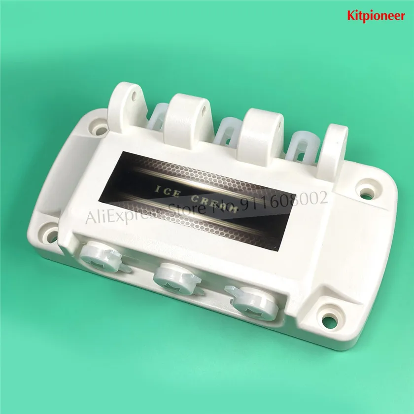 1 Special Panel Block White Color Face Plate Fittings Spare Parts For Vevor YKF Soft Ice-Cream Machines Accessories