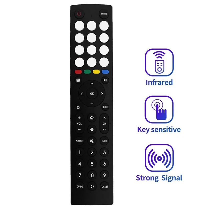 AA60-2X Replace ERF2R36H Remote Control For HISENSE TV Smart Android LED Remote Control