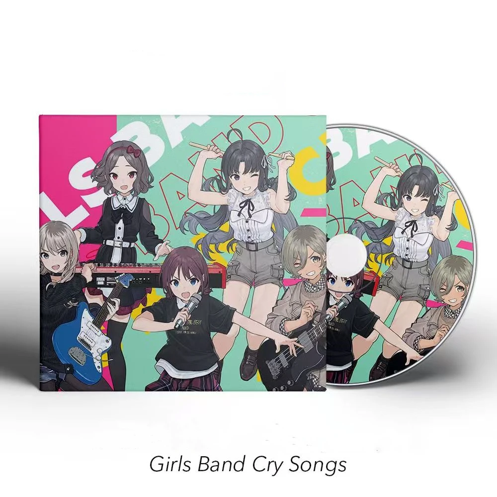 Anime Girls Band Cry TOGENASHI TOGEARI SUBARU AWA Music CD Greatest Hits OST Album Music Record Cosplay Walkman Car Party Music