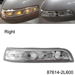 Luz de señal de giro para espejo retrovisor de marcha atrás, izquierda/derecha, ala LED para Hyundai I30 2009-2012, 87613-2L600