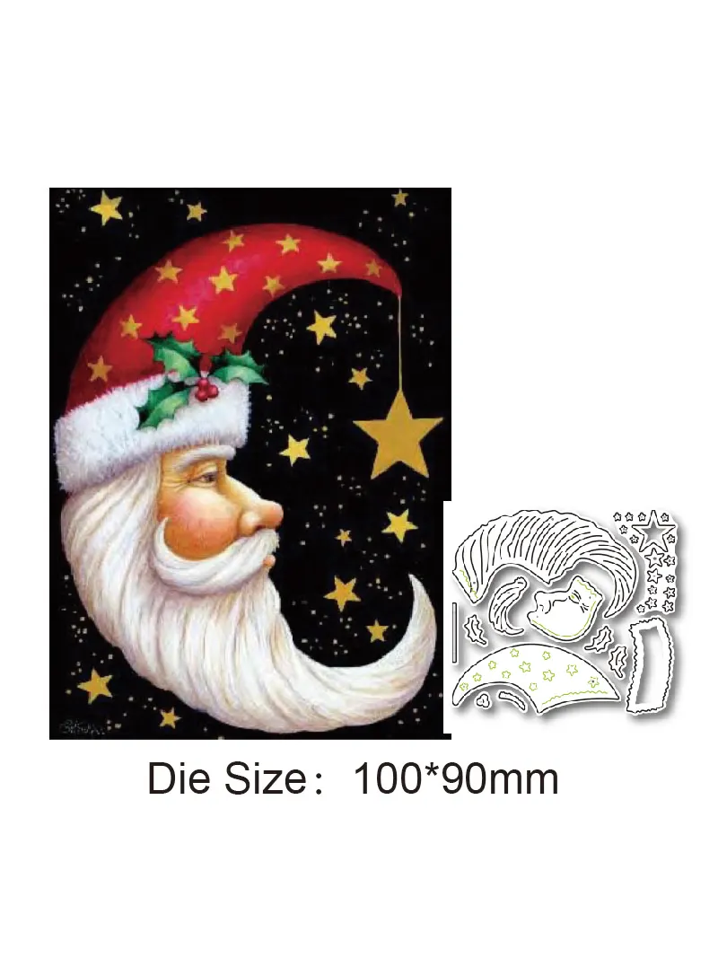 New 2023 Metal Cutting Dies Santa Claus Dwarf Soldier diy Scrapbooking Photo Album Decorative Embossing PaperCard Crafts Dies