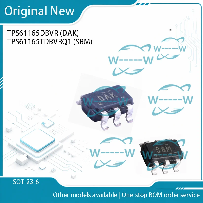 10-50PCS) TPS61165DBVR DAK TPS61165TDBVRQ1 SBM TPS61165 TPS61165T TPS61165Q SOT-23-6 IC CHIP