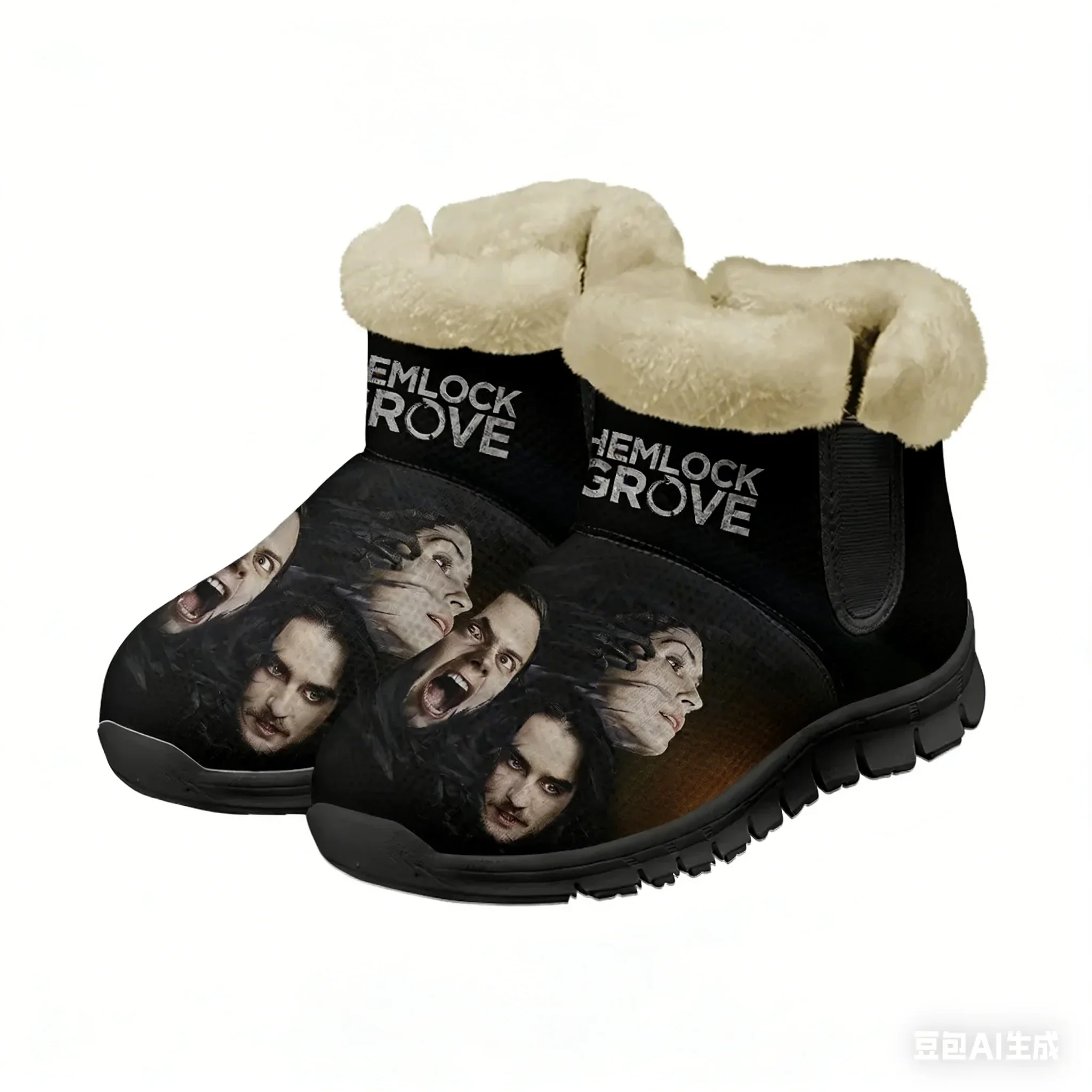 

Hemlock Grove Snow Boot Men Women Warm Boot High Quality Personalized Fashion Casual Lightweight Comfortable Boots Custom Shoes