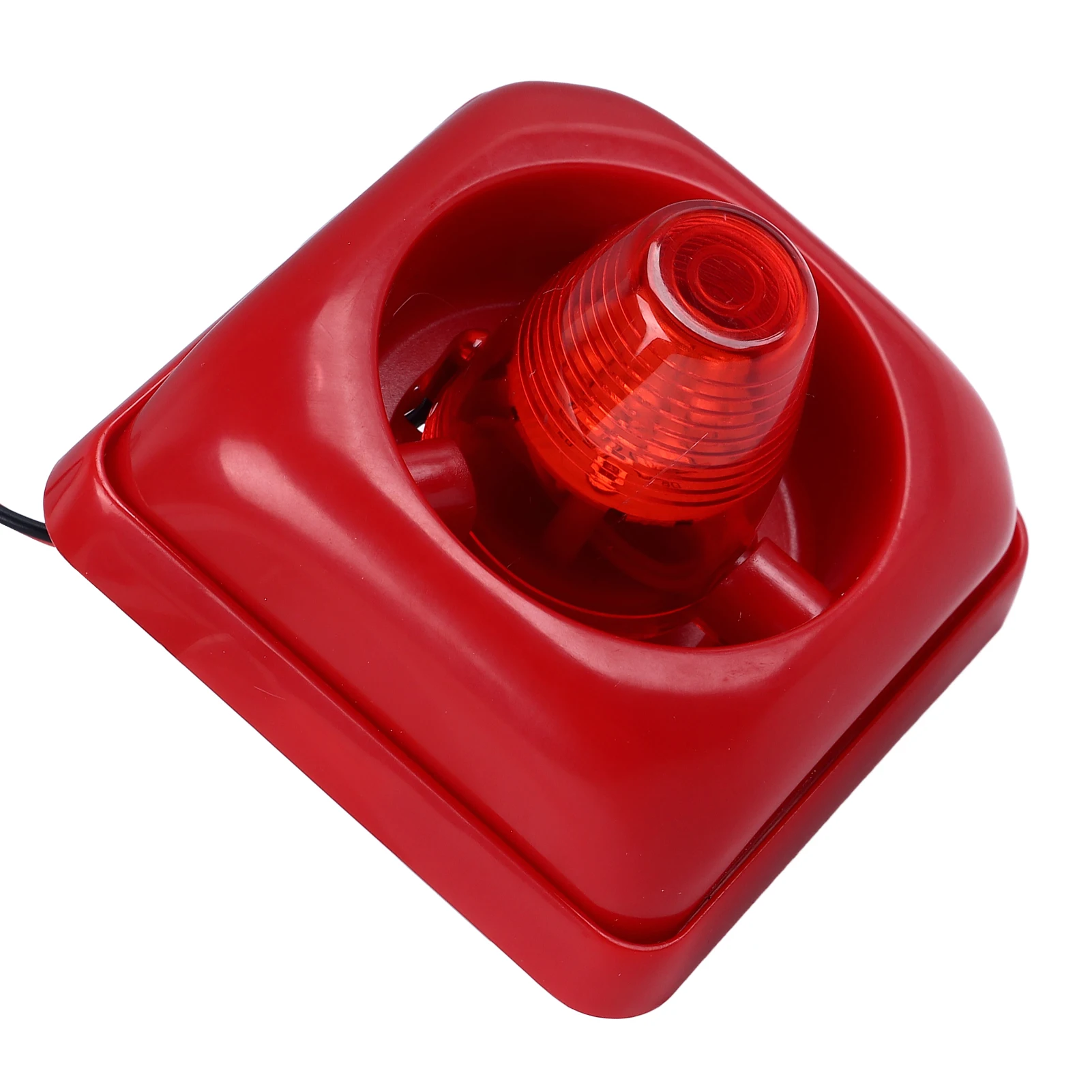 Industrial Alarm Industrial Audible and Visual Alarm 115 dB Ultra-Loud Volume Red Flashing Light Stroboscopic Alarm