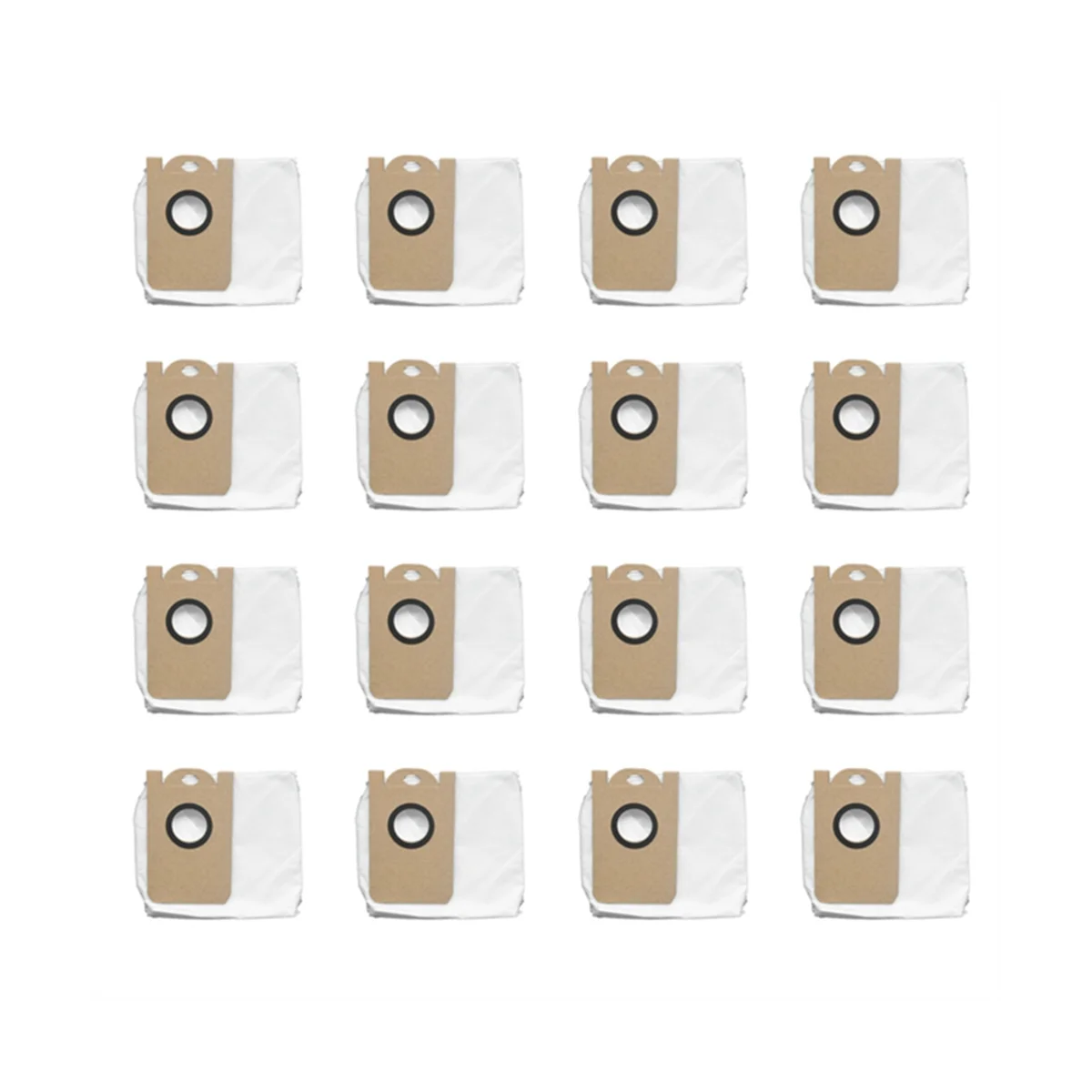 16 قطعة أكياس الغبار لاستبدال V980MAX V980PLUS جهاز آلي لتنظيف الأتربة كيس الغبار-ABLM #1