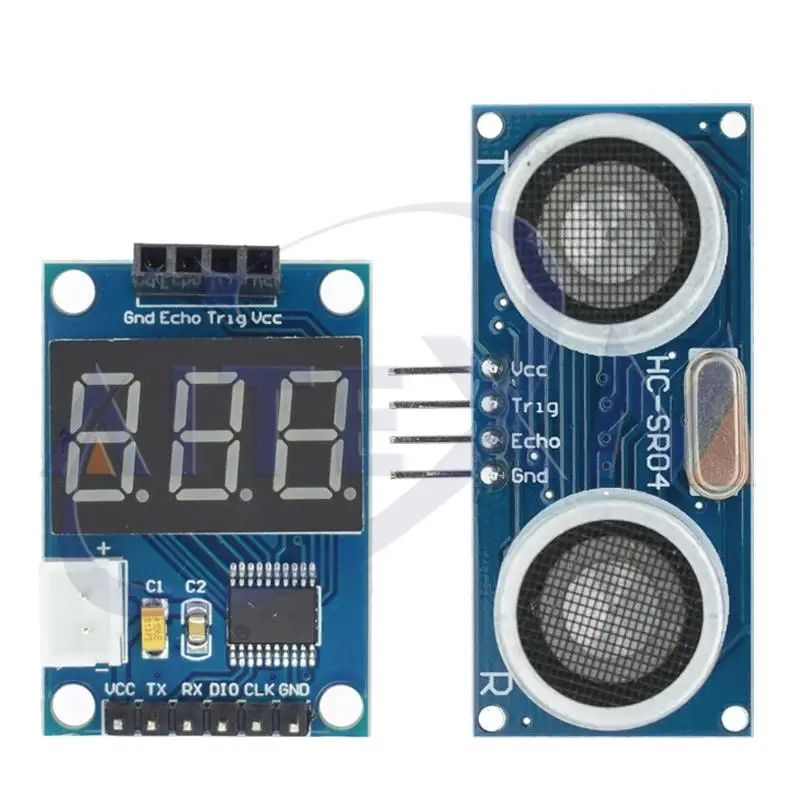 Ultrasonic Sensor SR04 HC-SR04 Ultrasonic Distance Measuring Module SR04 Test Board Ultrasonic Wave Detector for Arduino