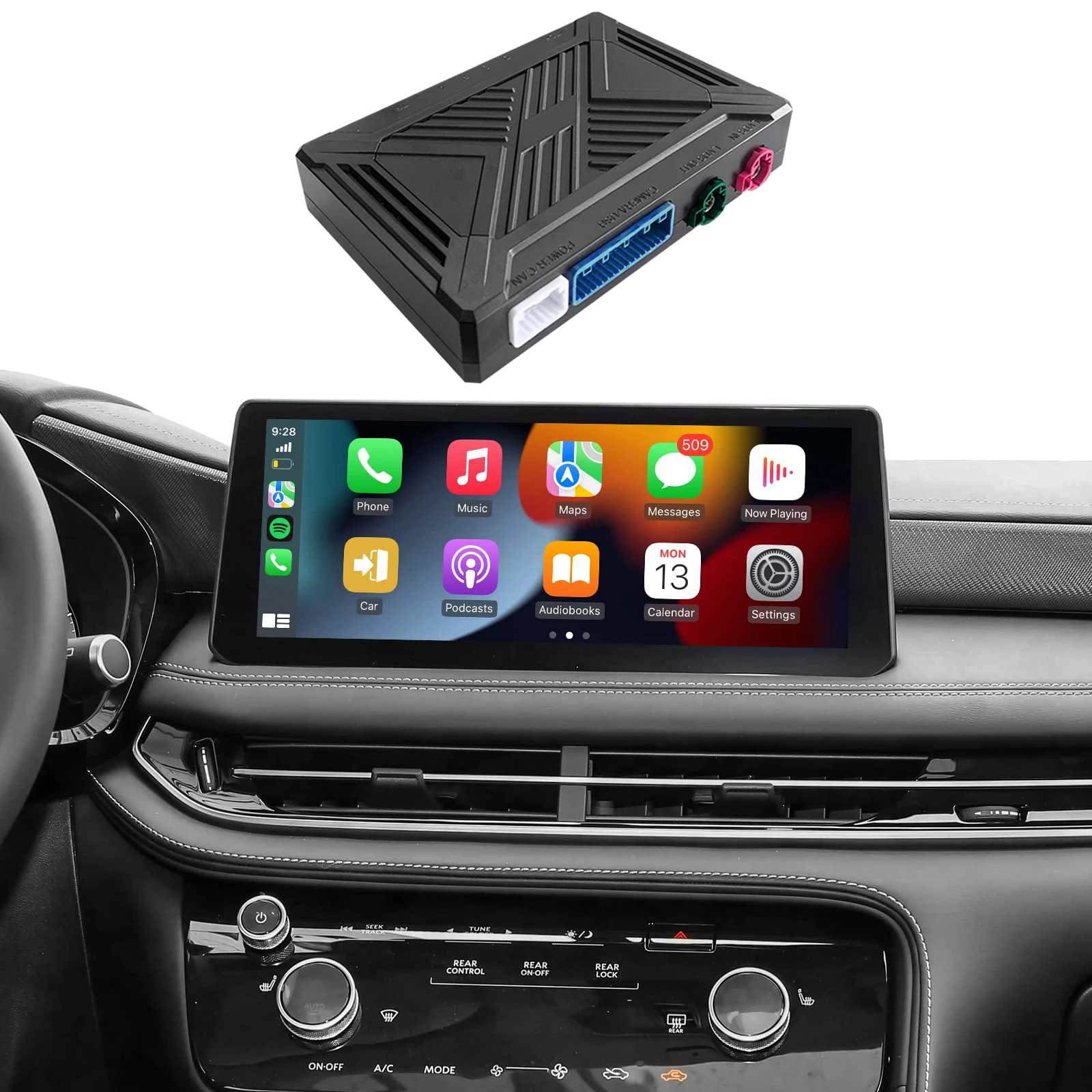 

Apple CarPlay for Infiniti QX60 2022-2024 Retrofit Wireless Android Auto Plug&Play Upgrade Factory Screen